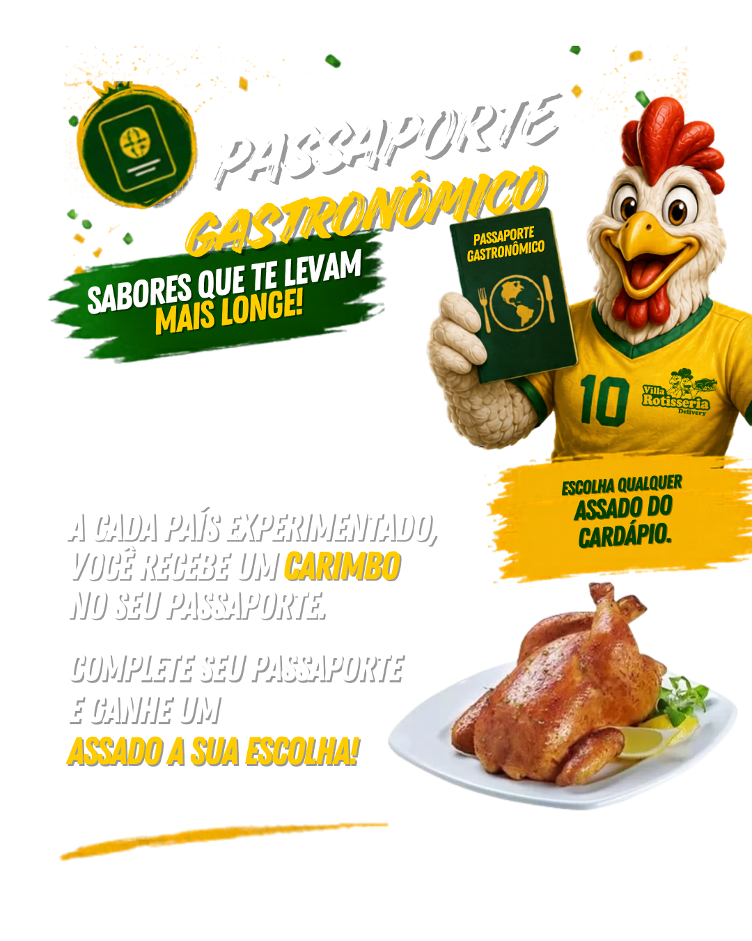 Passaporte Gastronômico da campanha Sabores da Copa